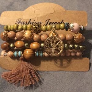 Tree of Life Inspirational Beautiful Bracelet 4 Pieces Very Versatile